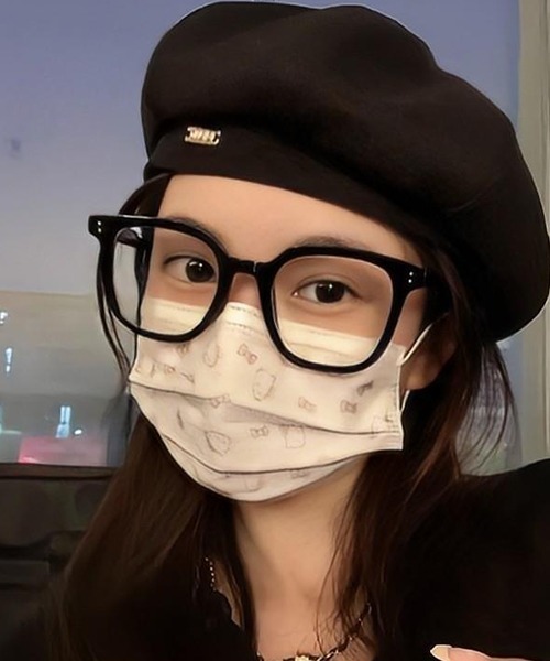 c.u.l 伊達メガネ メガネ 眼鏡 ユニセックス スクエア ビッグ