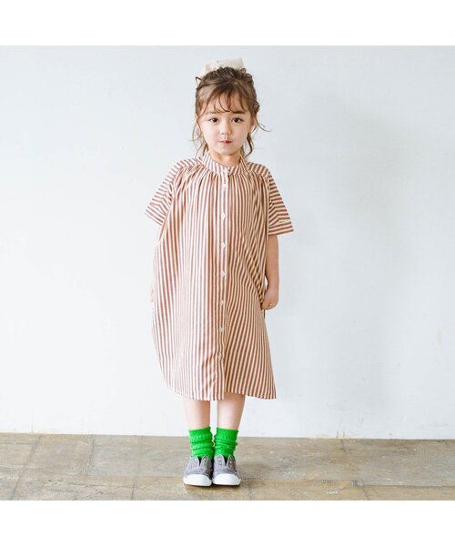 p.premier（ピードットプルミエ） ワンピース たくさんギャザーの