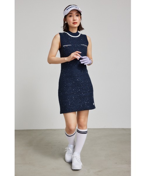 rienda（リエンダ） ワンピース 「RIENDA GOLF」シャイニーツイード
