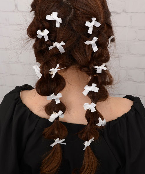 TONE SELECT GOODS ヘアクリップ 「float」ミニリボン ミニヘア