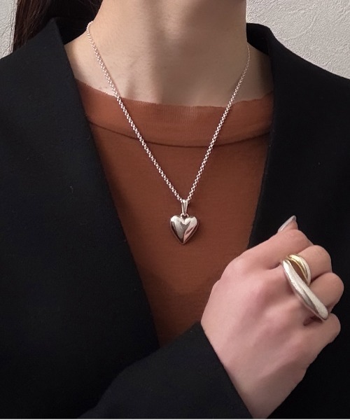 ネックレス 「ISOLATION / アイソレーション」Silver925 HEART NECKLACE / シルバー925 ハートネックレスの画像
