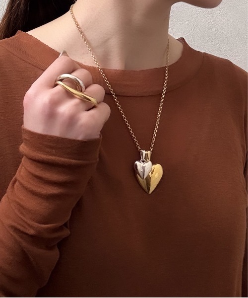ネックレス 「ISOLATION / アイソレーション」Silver925 HEART NECKLACE / シルバー925 ハートネックレスの画像