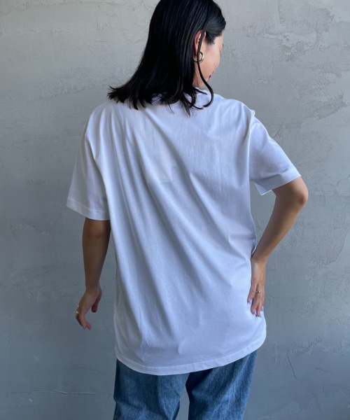 売れ筋商品|||カルバンクライン Tシャツ レディース トップス MONOLOGO REGULAR TEE - Print T-shirt - white/red dD4tLGwb3wcB.jpg?width=768
