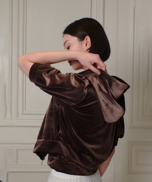 パーカー 「LOULOU WILLOUGHBY」ベロアプチフーディー レディース LOULOU WILLOUGHBY パーカー 「LOULOU WILLOUGHBY」ベロアプチ