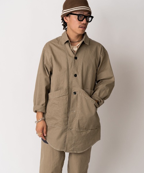 soerte ステンカラーコート 1 ブラウン メンズ : ZOZOTOWN Yahoo!店