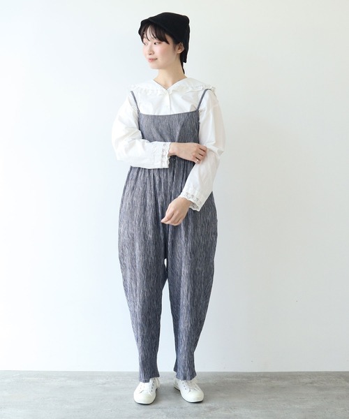 bulle de savon サロペット オーバーオール ○mini gingham