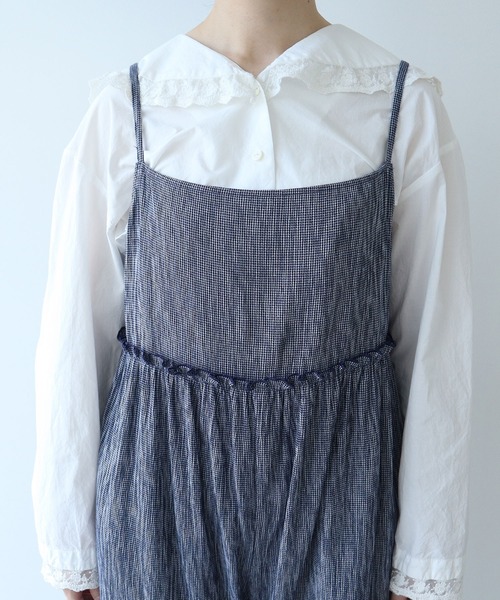 bulle de savon サロペット オーバーオール ○mini gingham
