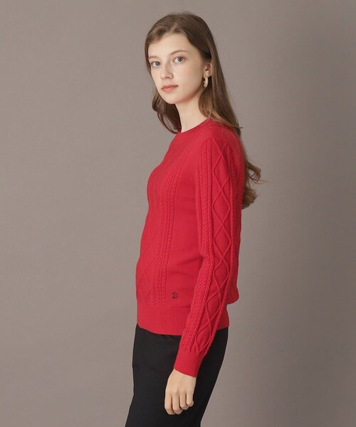 DRESSTERIOR ニット セーター ファインウールケーブルニット