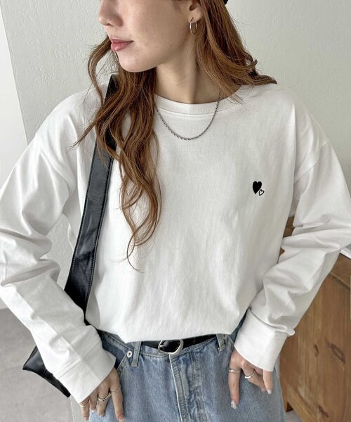 Discoat（ディスコート） tシャツ 「新色追加!/WEB限定」ハート刺繍