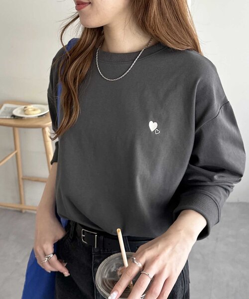 Discoat（ディスコート） tシャツ 「新色追加!/WEB限定」ハート刺繍