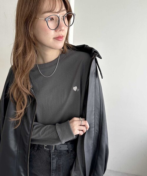 Discoat（ディスコート） tシャツ 「新色追加!/WEB限定」ハート刺繍