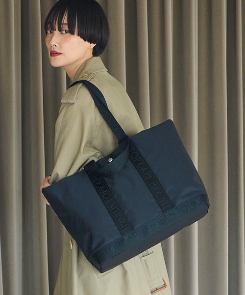 Breath TOPKAPI Freely フリーリー ナイロン ロゴテープ ラ TOPKAPI｜Freely フリーリー ナイロン ロゴテープ トートバッグ A4対応