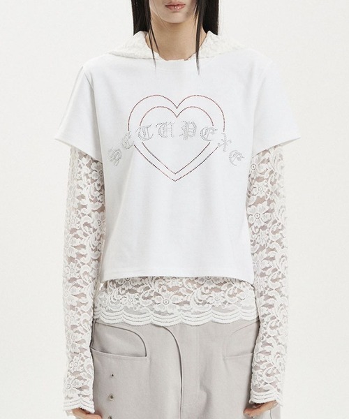 tシャツ SETUP EXE／ハートロゴTOP レディース