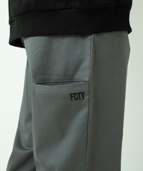 FCTY. チノパン color stitch work pants / カラーステッチワーク