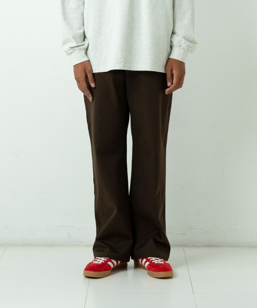 FCTY. チノパン color stitch work pants / カラーステッチ