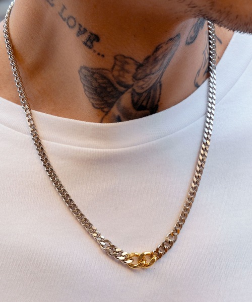 Subciety（サブサエティ） ネックレス Gradation chain necklace 