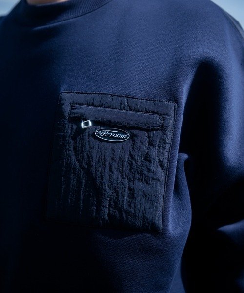 Re:room（リルーム） トレーナー スウェット ナイロンスイッチング