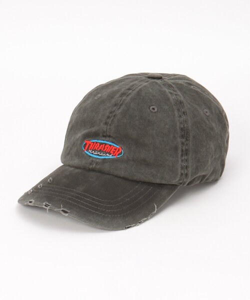 VENCE EXCHANGE キャップ 帽子 THRASHER スラッシャー ダメージ