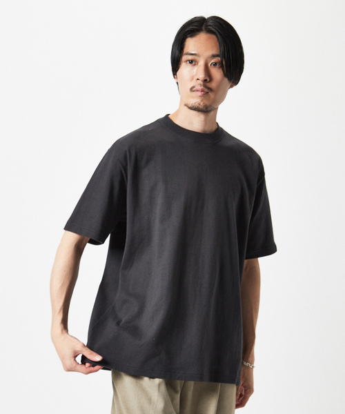 LOOPWHEELER 「LOOPWHEELER」 半袖Tシャツ LARGE ネイビー メンズ 