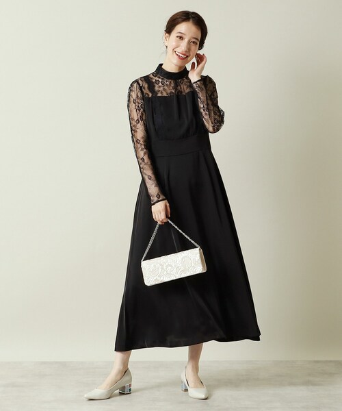 ITS'DEMO（イッツデモ） ワンピース 「結婚式・パーティに」サテン