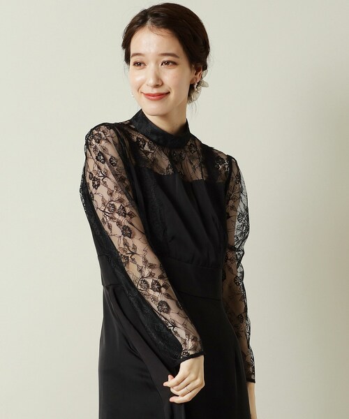 ITS'DEMO（イッツデモ） ワンピース 「結婚式・パーティに」サテン