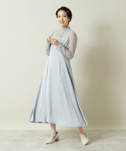 ITS'DEMO（イッツデモ） ワンピース 「結婚式・パーティに」サテン