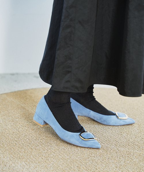 LE TALON パンプス 「追加」3cmポインテッドニュアンスバックル