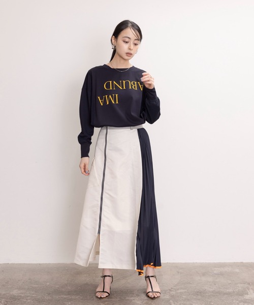 Eimee Law（エイミーロウ） スカート サイドプリーツミリタリーZIP