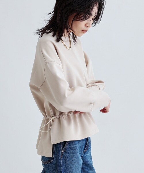 INDIVI GALLEST tシャツ スピンドルボンディングトップス レディース