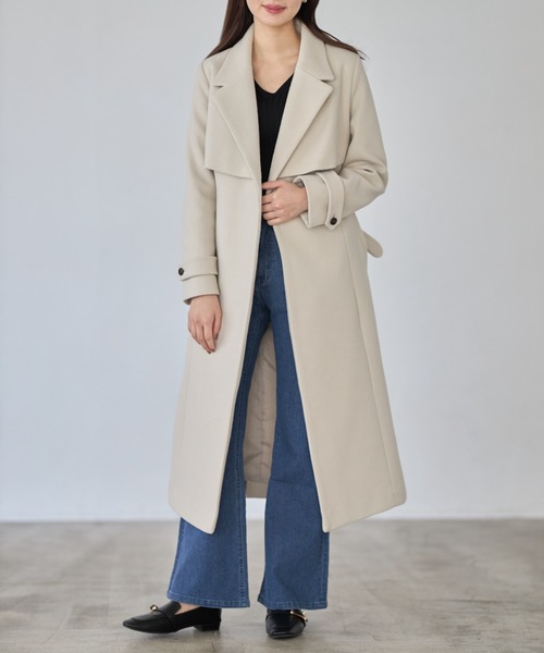 「tocco closet」 チェスターコート M ピンク系その他 レディース_画像5