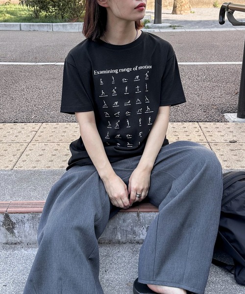 feepur（フェピュール） tシャツ モノクロイラストTee レディース