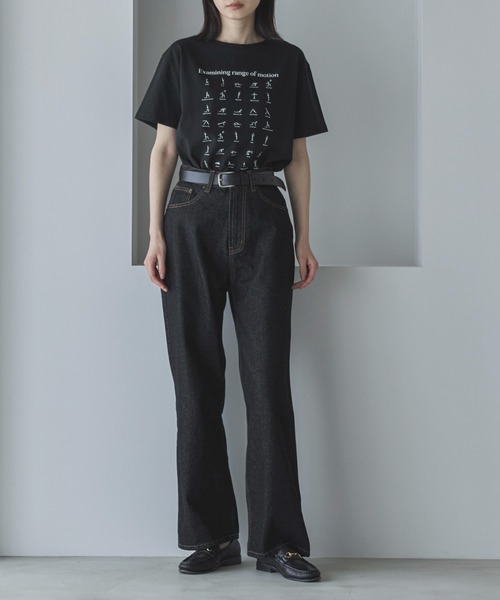 feepur（フェピュール） tシャツ モノクロイラストTee レディース