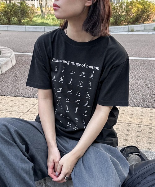 feepur（フェピュール） tシャツ モノクロイラストTee レディース