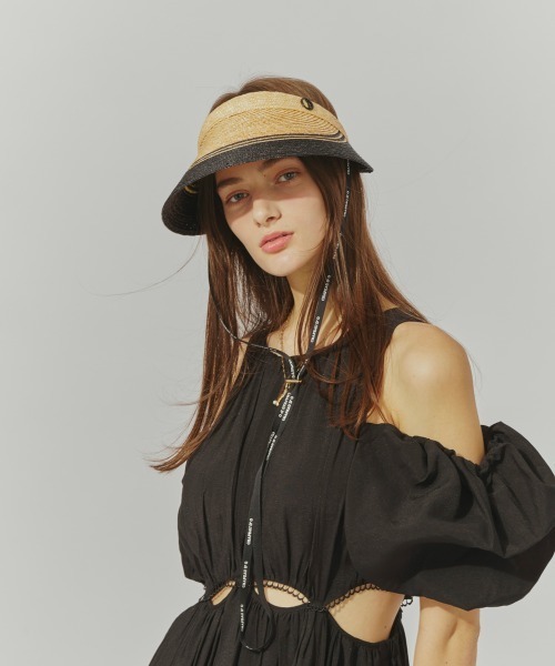 Chapeau d' O サンバイザー Bicolor MUGI Visor