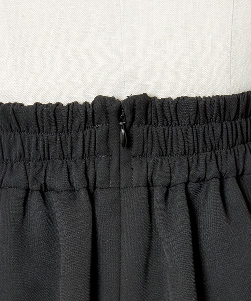 AVENCHUMU スカート Side ribbon ＆ frill back ribbon skirt