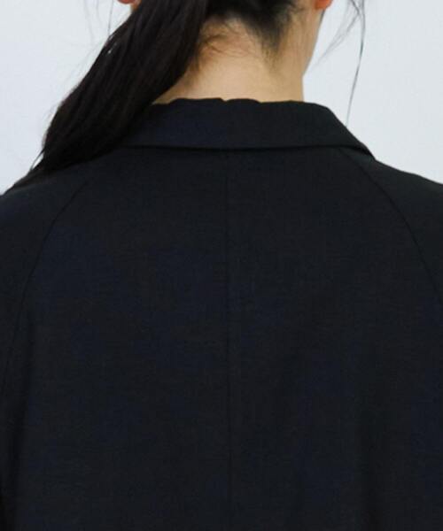 LOISIR ブラウス シャツ レーヨンリネンキャンバスオープン