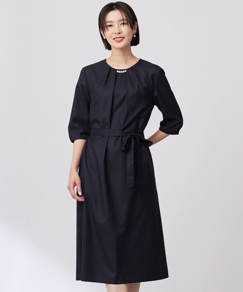 ワンピース 「洗える・UV加工・吸水速乾」OXIJEWELストレッチ ワンピースの画像