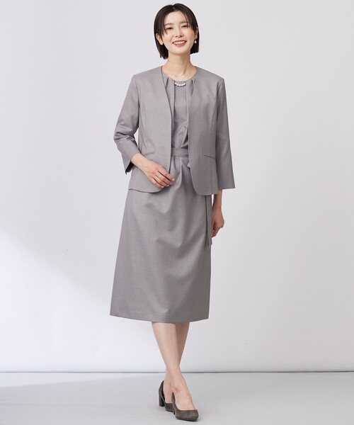 ワンピース 「洗える・UV加工・吸水速乾」OXIJEWELストレッチ ワンピースの画像