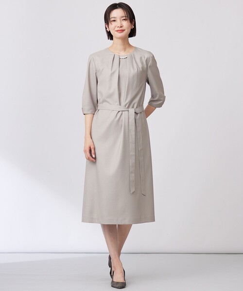 ワンピース 「洗える・UV加工・吸水速乾」OXIJEWELストレッチ ワンピースの画像