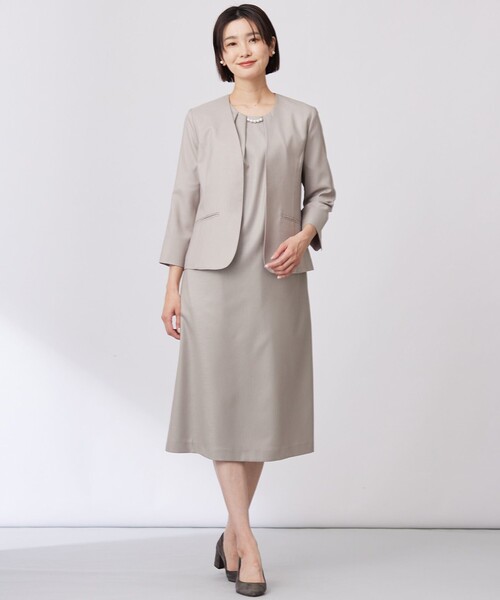 ワンピース 「洗える・UV加工・吸水速乾」OXIJEWELストレッチ ワンピースの画像
