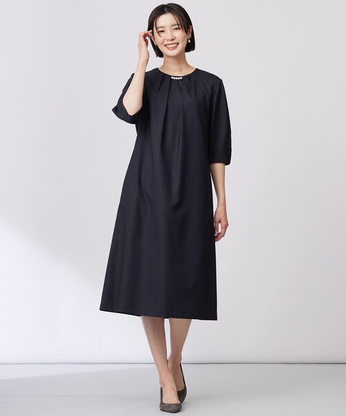ワンピース 「洗える・UV加工・吸水速乾」OXIJEWELストレッチ ワンピースの画像