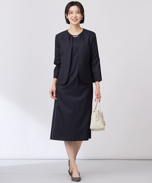 ワンピース 「洗える・UV加工・吸水速乾」OXIJEWELストレッチ ワンピースの画像