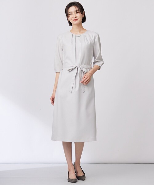 ワンピース 「洗える・UV加工・吸水速乾」OXIJEWELストレッチ ワンピースの画像