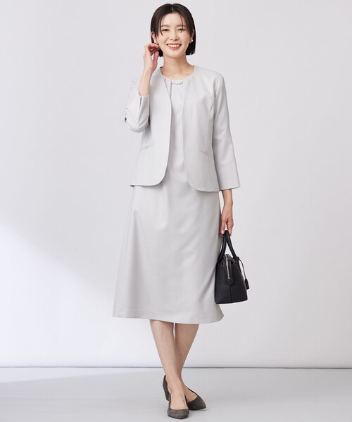 ワンピース 「洗える・UV加工・吸水速乾」OXIJEWELストレッチ ワンピースの画像