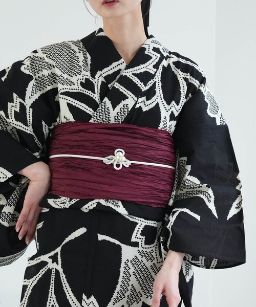 染めの浴衣 utatane 浴衣 手染め注染浴衣3点セット utatane×注染工房 赤坂紬