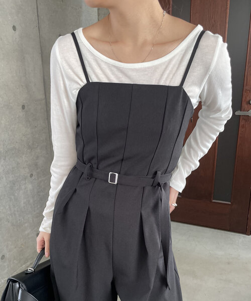 CAPRICIEUX LE'MAGE サロペット オーバーオール ベアロンパース