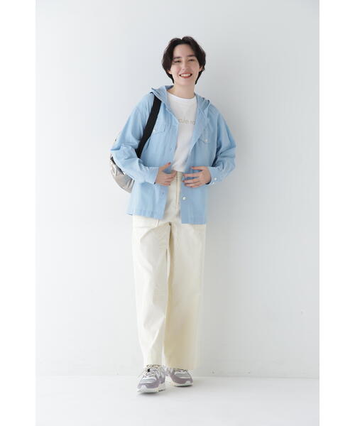 human woman（ヒューマンウーマン） ブラウス シャツ 製品染め 