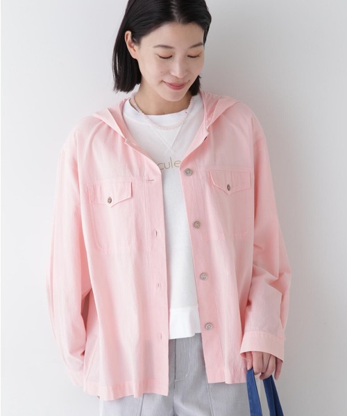 human woman（ヒューマンウーマン） ブラウス シャツ 製品染め 