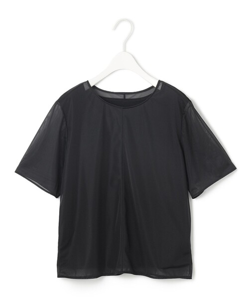 tシャツ ハイゲージチュールコンビ カットソー レディース ICB tシャツ ハイゲージチュールコンビ カットソー レディース