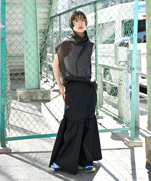 CITYSHOP（シティショップ） スカート HEM FLARE GABA スカート